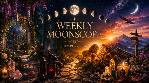 🌙 Weekly Moonscope: July 19–25, 2026