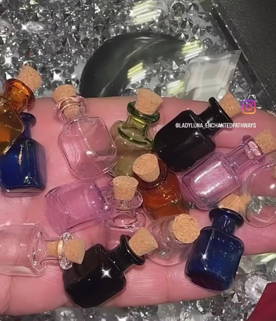 Enchanted Mini Potion Bottles – Store Dreams & Magical Energy-ENCHANTED PATHWAYS